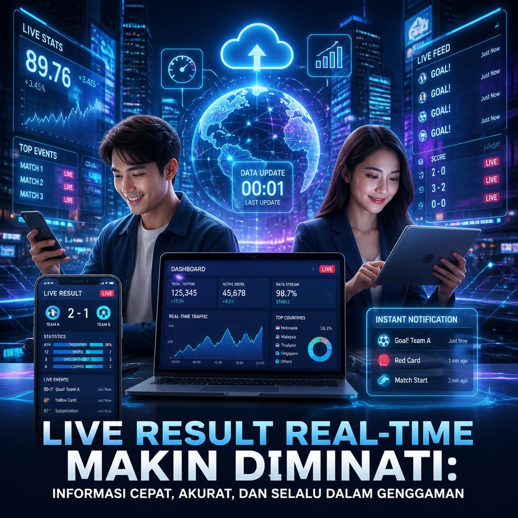 Live Result Real-Time Makin Diminati, Begini Perubahan Cara Pengguna Mengakses Informasi