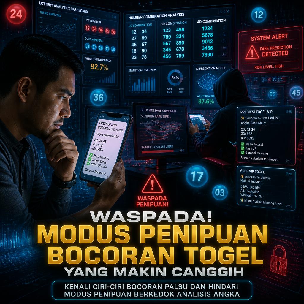 Waspada! Modus Penipuan Bocoran Togel yang Makin Canggih