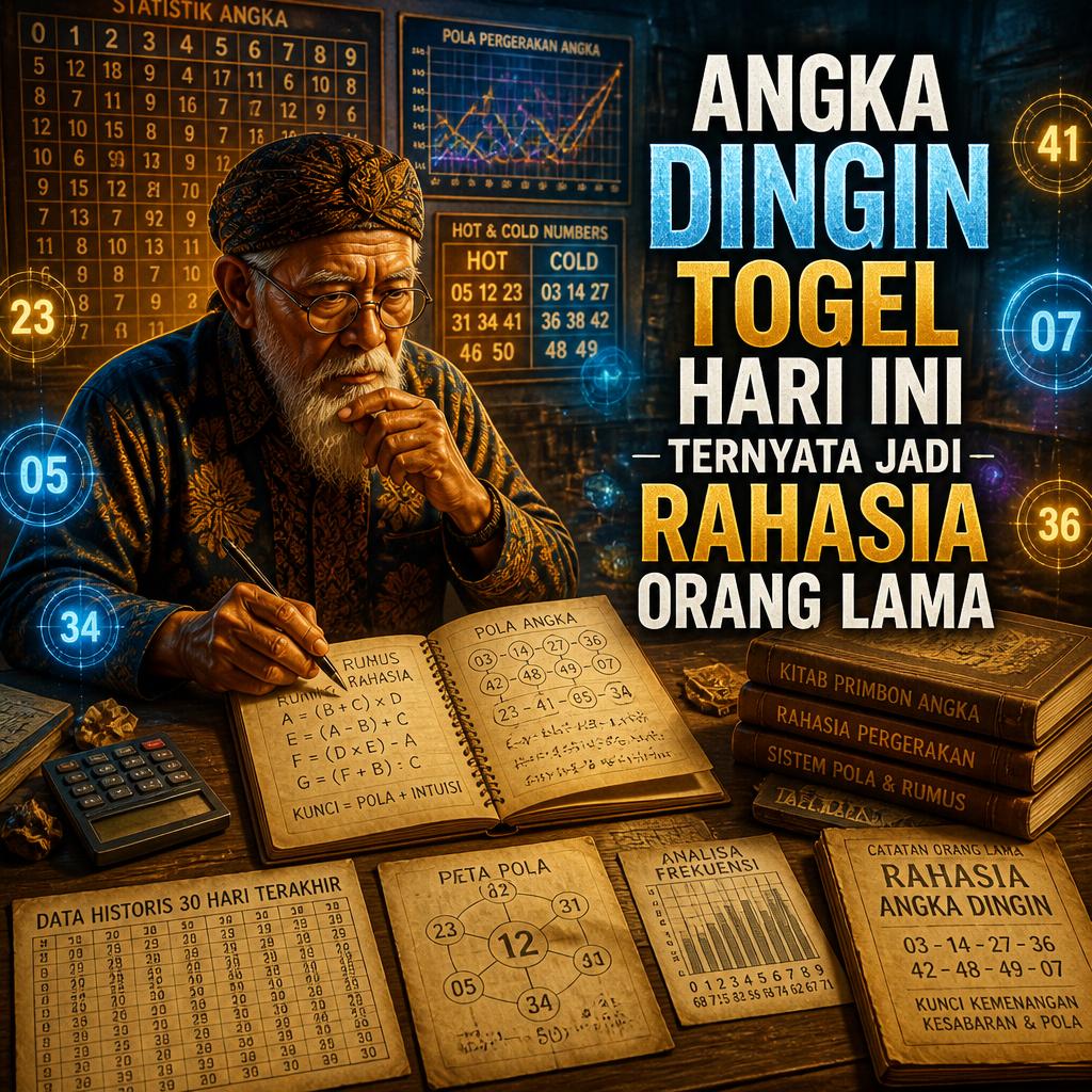 Angka Dingin Togel Hari Ini Ternyata Jadi Rahasia Orang Lama